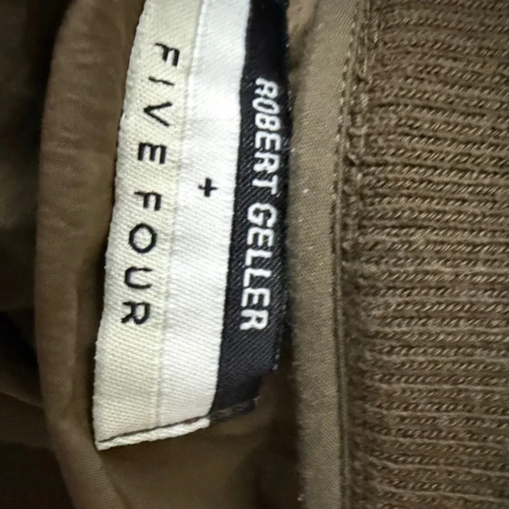 Robert Geller x Five Four Mens Bomber Jacket Olive Green Full Zip‎ XL